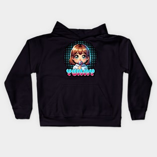 Yummy Girl with Lollipop Kids Hoodie